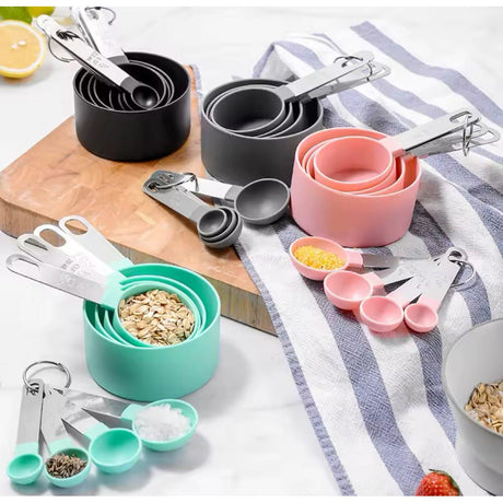 8 Piece Multipurpose Measuring Spoons & Cups Set Precise Kitchen Baking Tools- Furaha Finds Kenya