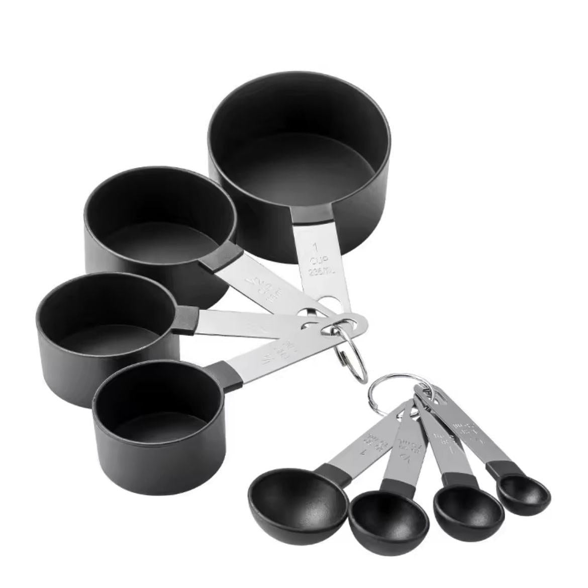 8 Piece Multipurpose Measuring Spoons & Cups Set Precise Kitchen Baking Tools- Furaha Finds Kenya