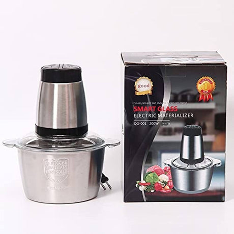 Portable Stainless Steel Vegetable & Meat Chopper 3L, 300W