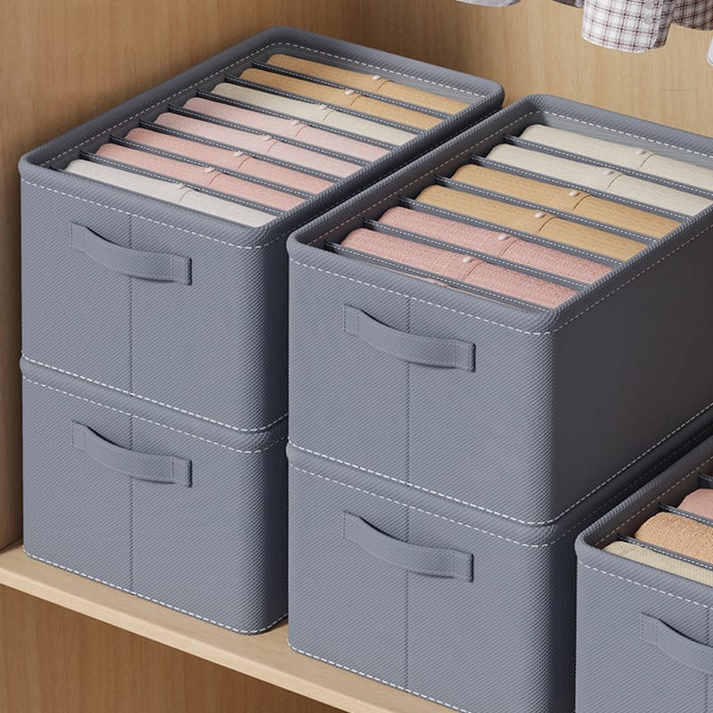 Furaha Finds 9 Grid Jeans Wardrobe Organizer  Space saving closet storage for trousers, jeans, and clothing organization.