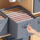 Furaha Finds 9 Grid Jeans Wardrobe Organizer  Space saving closet storage for trousers, jeans, and clothing organization.