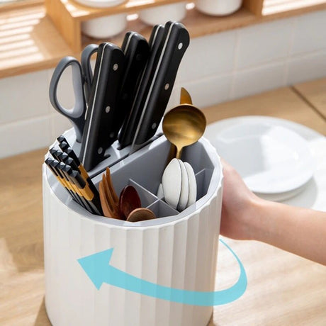 Multifunctional Rotatable Cutlery Organizer- Furaha Finds Kenya