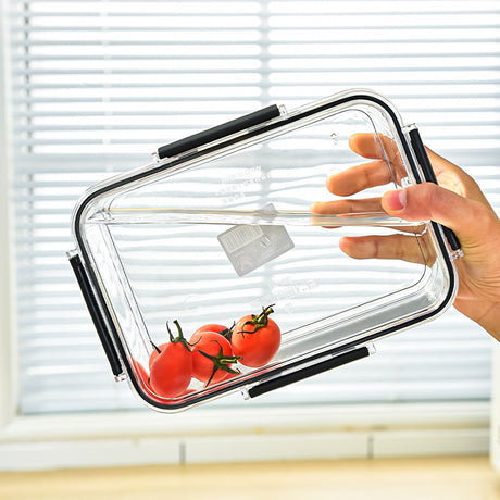 Furaha Finds 3pcs Acrylic Food Storage Containers Airtight, transparent pantry and kitchen organizers available in 3000ml, 1400ml, and 550ml sizes.