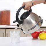 Stainless Steel & Marble Whistling Kettle 3.2L Capacity- Furaha Finds Kenya
