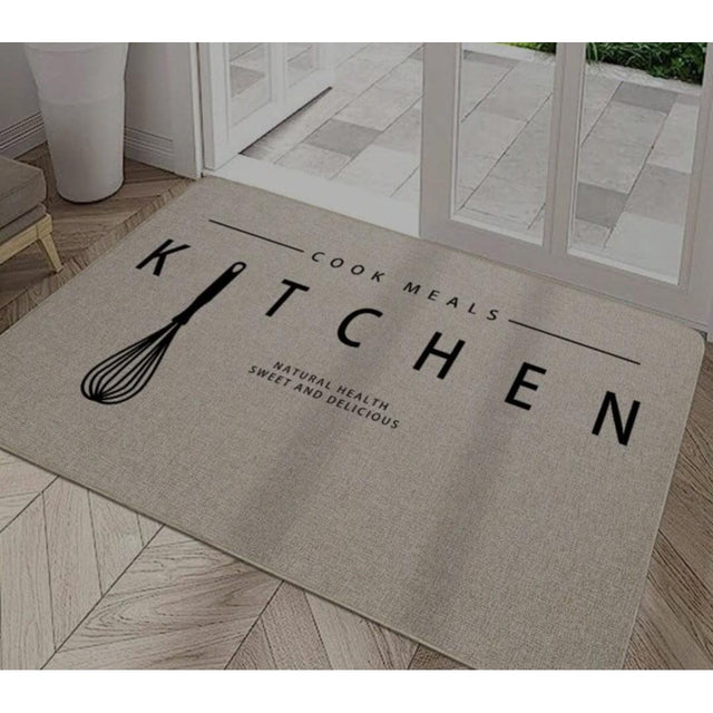 High Absorbent Rubber Bottom Kitchen Mat 60x40cm Anti Slip & Quick Drying- Furaha Finds Kenya