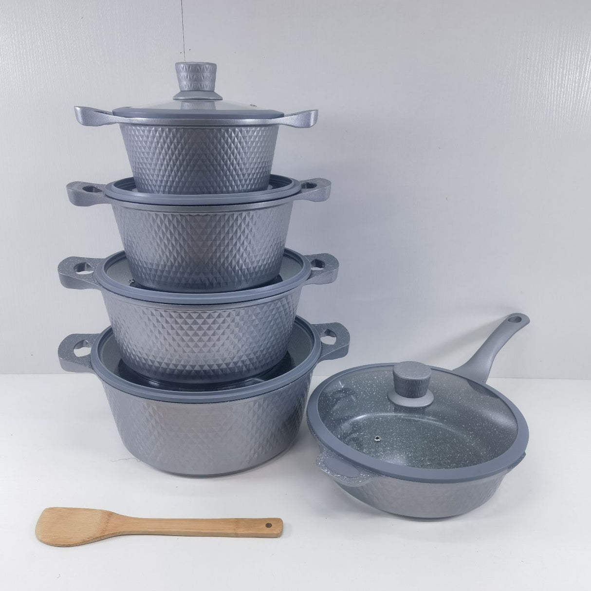 Bosch 11 Piece Cookware Set with Silicone Lid Covers- Furaha Finds Kenya