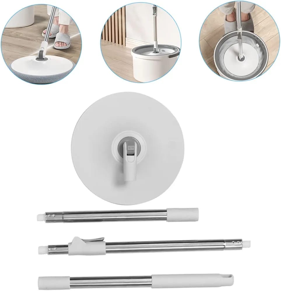 Hands Free 360° Spin Mop with Bucket   Efficient Cleaning System