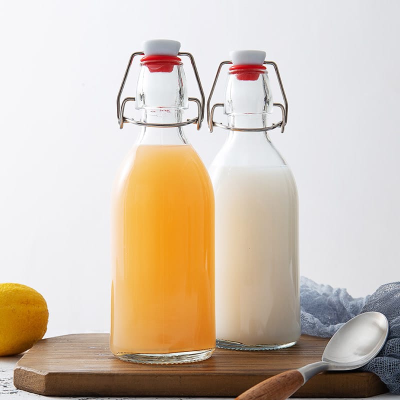Swing Top Glass Bottles  500ml & 1000ml Leak Proof with Silicone Seal