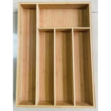 Multifunctional Bamboo Drawer Organizer Eco Friendly & Durable- Furaha Finds Kenya