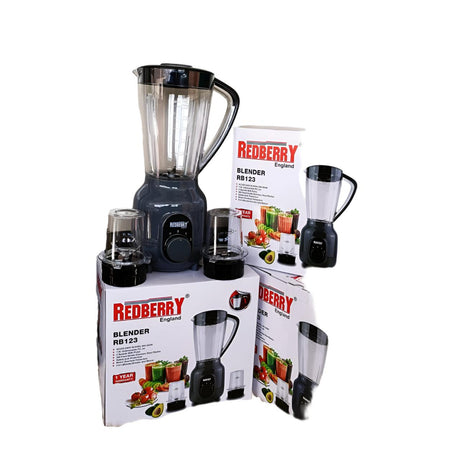 Redberry 3 in 1 Blender 1.5L 300W Powerful Motor