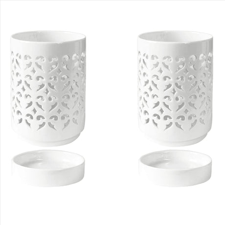 Ceramic Cutlery Holder with Drainer Simple Classy and Elegant Design- Furaha Finds Kenya