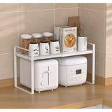 Retractable Cabinet Storage Spice Under Shelf Rack Organizer- Furaha Finds Kenya