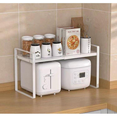 Retractable Cabinet Storage Spice Under Shelf Rack Organizer- Furaha Finds Kenya