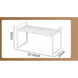 Retractable Cabinet Storage Spice Under Shelf Rack Organizer- Furaha Finds Kenya