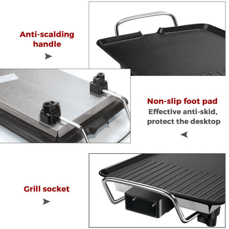 Electric BBQ Grill Pan | 68×28 cm- Furaha Finds Kenya