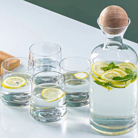 High Quality Glass, Designed For Durability And Clarity 7 Piece Decanter Set- Furaha Finds Kenya