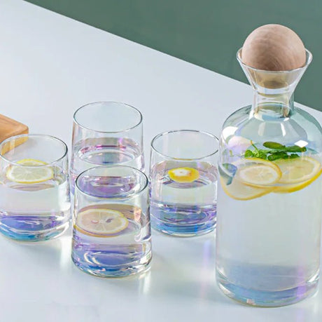 High Quality Glass, Designed For Durability And Clarity 7 Piece Decanter Set- Furaha Finds Kenya