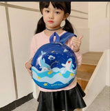 Furaha Finds Donut Shaped Hard Shell Backpack for Preschoolers 