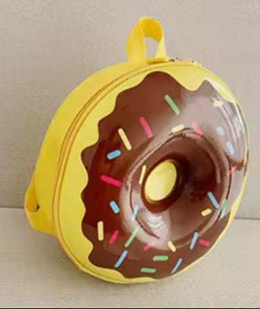 Furaha Finds Donut Shaped Hard Shell Backpack for Preschoolers 