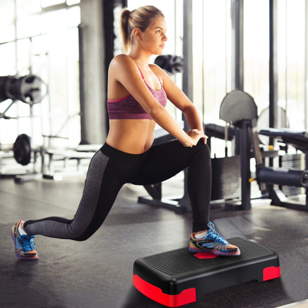 Aerobic Fitness Stepper Adjustable & Durable | 28cmx45cmx10cm