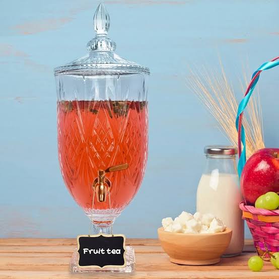 Thick Clear Glass 3L Juice Dispenser