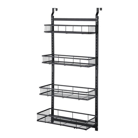 4 Tier Over Door Caddy Organizer Adjustable Hanging Steel Storage Rack with Suction Cups- Furaha Finds Kenya