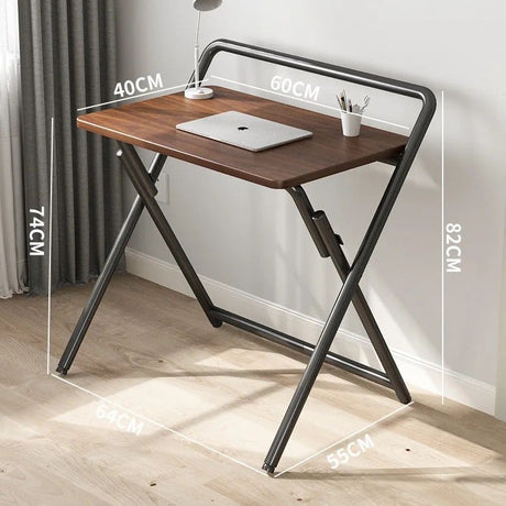 Space Saving Industrial Style Foldable Desk | L60cm x W40cm x H74cm