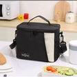 Insulated Lunch Bag with Shoulder Strap – 25x17.5x20cm | Black, Navy Blue, Grey & Light Blue- Furaha Finds Kenya