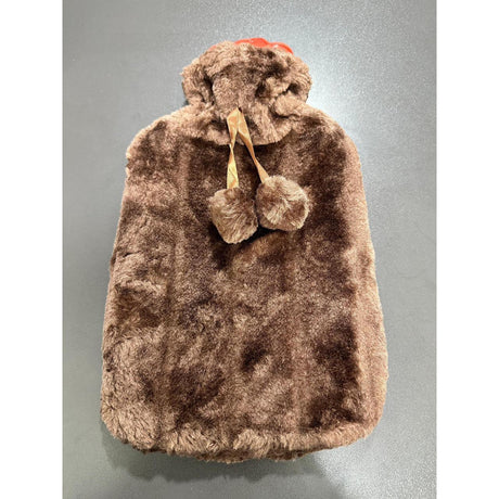 Hot Water Bottle with Fur Fleece Cover- Furaha Finds Kenya