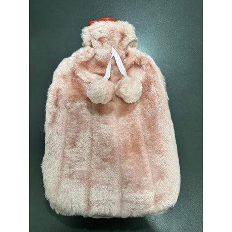 Hot Water Bottle with Fur Fleece Cover- Furaha Finds Kenya