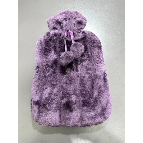 Hot Water Bottle with Fur Fleece Cover- Furaha Finds Kenya