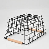 Metal Wire Storage Basket with Handle Size 24 cm X 13 cm X 17 cm