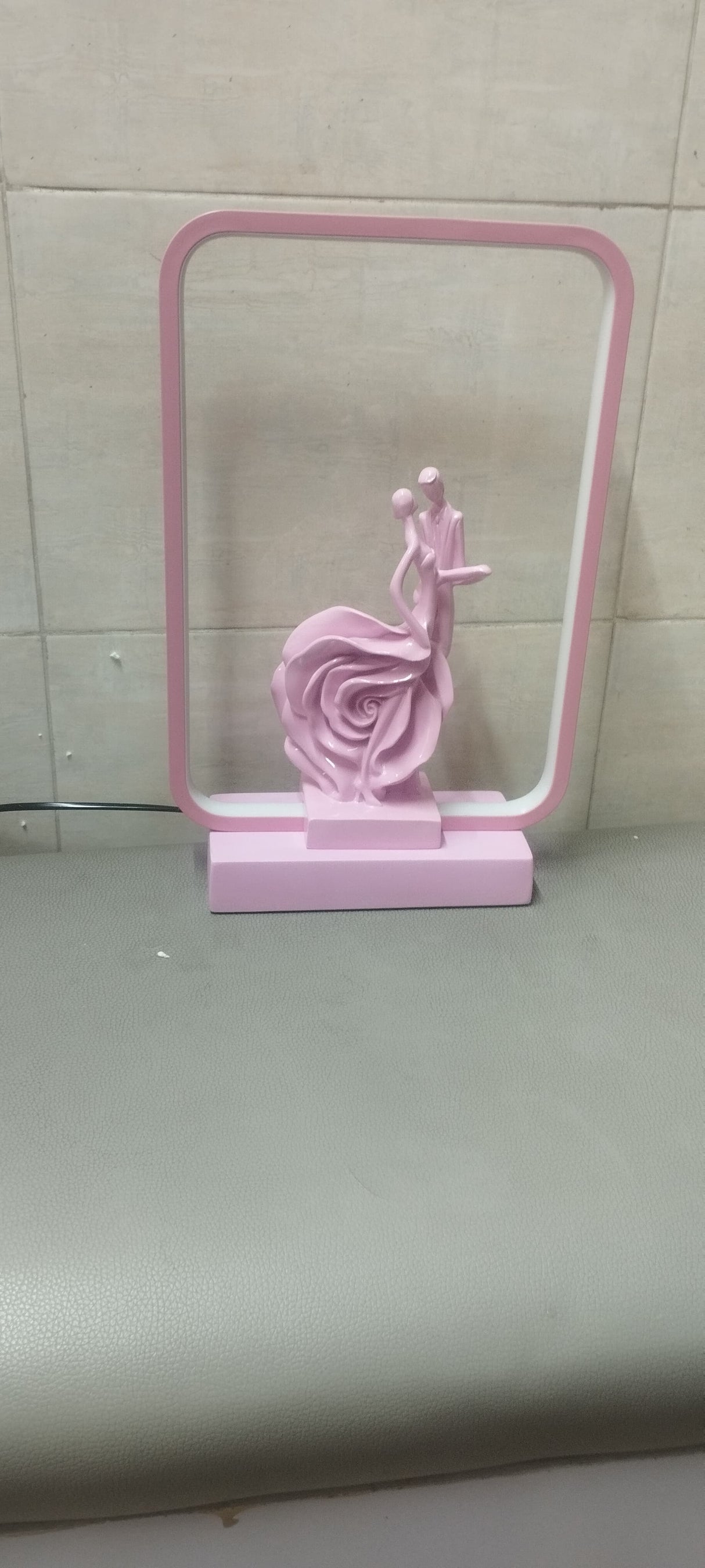 Rose Couple Table Top LED Lamp