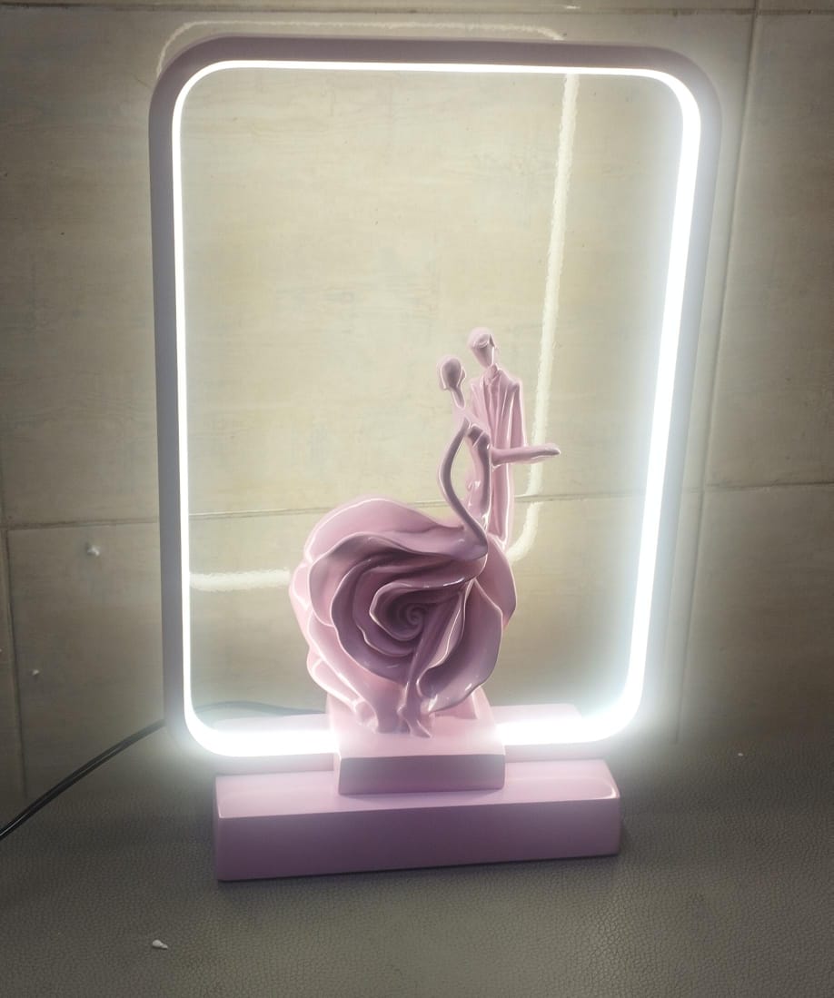 Rose Couple Table Top LED Lamp