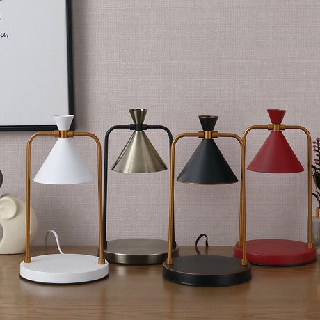 Furaha Finds electric candle warmer with 2 bulbs for safe and efficient wax melting. Available in maroon silver white and black
