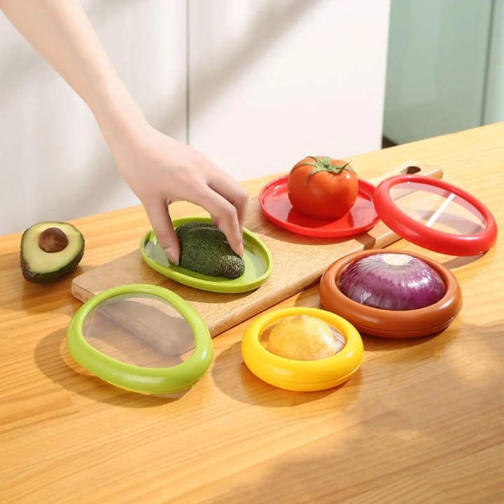 Fruit Covers Pack of 4 Pieces Reusable Protective Mesh Covers for Fruits & Vegetables