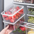 Furaha Finds acrylic transparent fridge organizer set 3pcs durable space saving and perfect for kitchen and pantry storage
