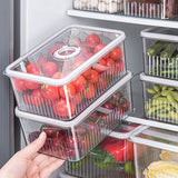 Furaha Finds acrylic transparent fridge organizer set 3pcs durable space saving and perfect for kitchen and pantry storage