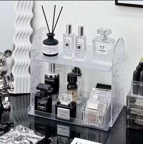 High quality 2 Tier Acrylic Storage Rack- Furaha Finds Kenya