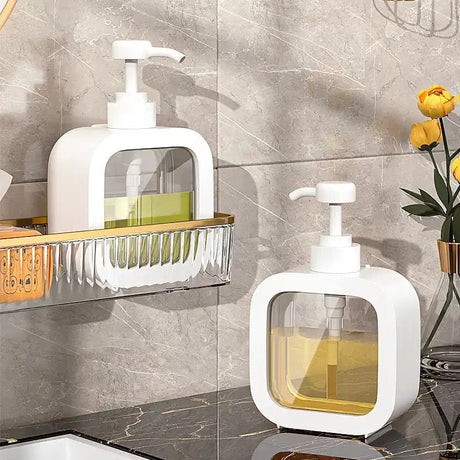 Refillable Dispenser 400ml Elegant and Versatile for Soap Sanitizer Lotion and Shower Gels