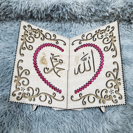 Quran Display Wooden Rack Large Islamic Book Stand Quran wooden rack Religious Items