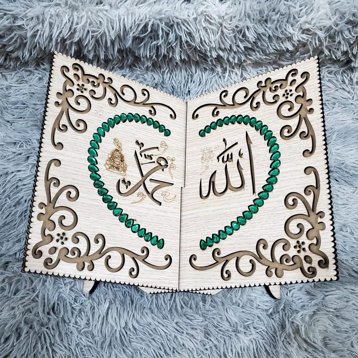 Quran Display Wooden Rack Large Islamic Book Stand Quran wooden rack Religious Items