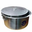 Kifaru Aluminium Sufuria Size 36 Extra Large 55L Heavy Duty Cooking Pot cook waresets Stock Pots