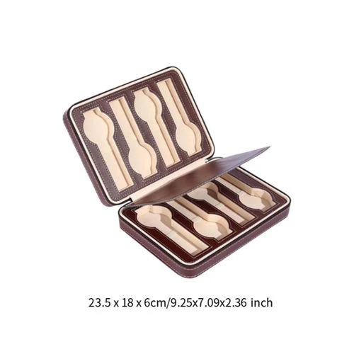 8 Slots Double Layer Watch Organizer Home & Storage Jewelry Boxes