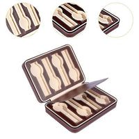 8 Slots Double Layer Watch Organizer Home & Storage Jewelry Boxes