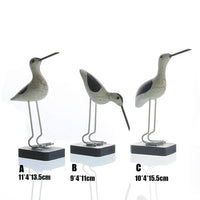 3pcs Wooden Seagulls Birds Nautical Figurine Decor Home Décor Figurines