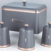 Elegant Bread Bin and Canister Set 4 Piece Bread bin