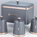 Elegant Bread Bin and Canister Set 4 Piece Bread bin