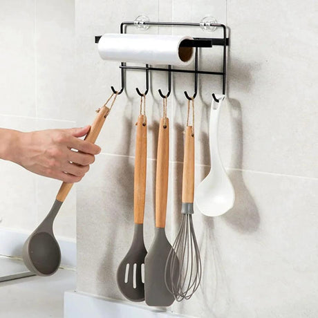 Wall Mounted Tissue Holder with Storage Shelf No Drilling Tissue holder Facial Tissue Holders