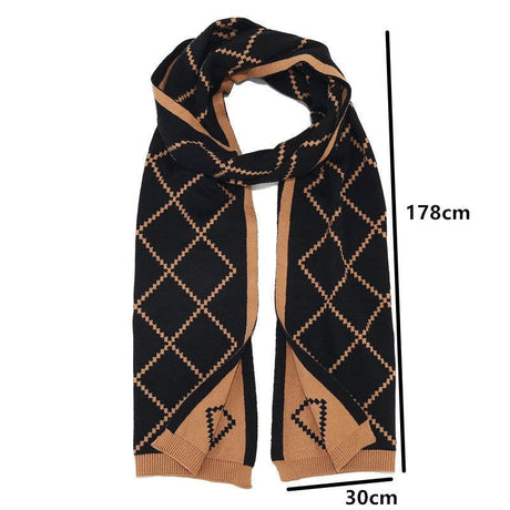 Cashmere 3-in-1 Winter Set Hat Scarf and Gloves with Fleece Lining Valentine Clothing Accessories